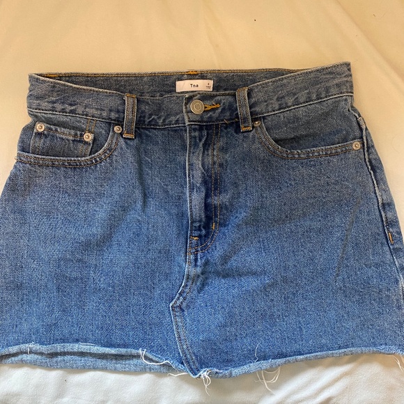 TNA mini denim skirt - Picture 1 of 2